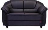 Durian Berry Engineered Two Seater Sofa In Dark Brown Colour