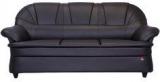 Durian Berry Timeless Three Seater Sofa In Matt Black Colour