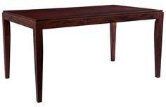 Durian Caribbean Six Seater Dining Table In Red Colour