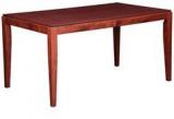 Durian Carribean Six Seater Dining Table In Rosewood Finish