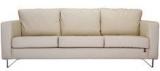 Durian Clinton Three Seater Sofa In Beige Colour