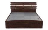 Durian FLUTE/QB Engineered Wood Queen Bed With Storage