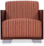 Durian Helena One Seater Sofa In Red Colour