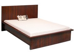 Durian Lily King Size Bed In Naina Rose Finish