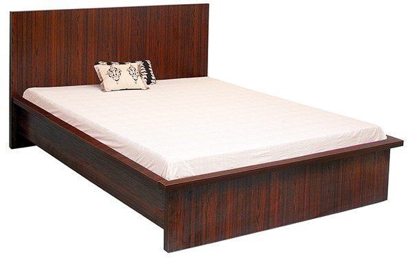 Durian Lily King Size Bed in Naina Rose Finish