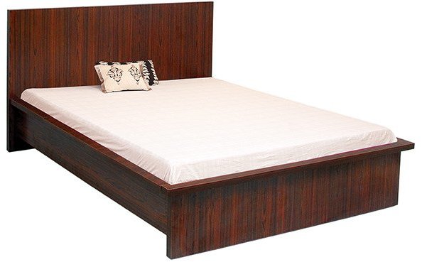 Durian Lily Queen Size Bed in Naina Rose Finish