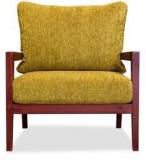 Durian Malaca Armchair In Beryl Green & Rosewood Colour