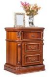 Durian Norman Bedside Table In Red Colour