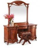 Durian Norman Dressing Table In Red Colour