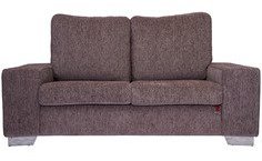 Durian Oakland Sleek Double Seater Sofa In Light Grey Colour