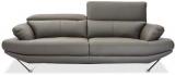 Durian Omega Three Seater Sofa In Grey Colour