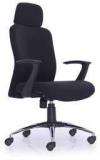 Durian Oxford High Back Chair In Black Colour