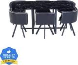 Durian Pure Jenna Glass 6 Seater Dining Table