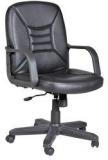 Durian Regal Medium Back Office Chair In Black Colour