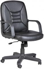 Durian Regal Medium Back Office Chair in Black Colour