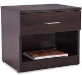 Durian Rose Bedside Table In Brown Colour