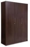 Durian Rose Three Door Wardrobe In Brown Colour