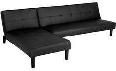 Durian Sofa Cum Bed In Black Colour