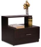 Durian Triton Bedside Table In Brown Colour