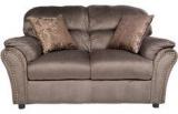 Durian Two Seater Velvet Fabric Sofa