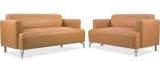 Durian WINDSOR/3+2 Leatherette 3 + 2 CAMEL BROWN Sofa Set