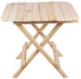 Emeret Handcrafted Modern Multipurpose Wooden Table/Stool For Coffee/Laptop/Bed/Living Room/Home Decor/Foldable Table Solid Wood Corner Table