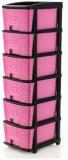 Enerex 6XL PINK STONE DRAWER Large Size Plastic Free Standing Chest Of Drawers Plastic Free Standing Chest Of Drawers