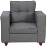 Enlay Fabric 1 Seater Sofa