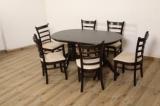 Eros Solid Wood 6 Seater Dining Set