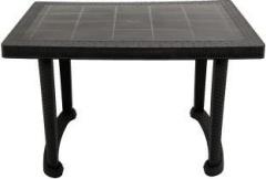 Esquire TROFI BK Plastic 4 Seater Dining Table