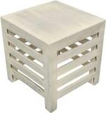 Estival Craft Estival Craft Wooden Handmade Stool | Living Room Side Table | Square | Engineered Wood Bedside Table