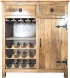 Ethentic Craft Solid Wood Bar Cabinet