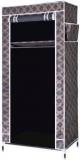 Evana Small Black Plaid Carbon Steel Collapsible Wardrobe