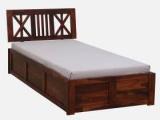 Everwell Homes Zeevo Solid Wood Single Box Bed