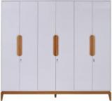 Evok Malta Engineered Wood 6 Door Wardrobe