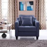 Evok Olivia Fabric 1 Seater Sofa