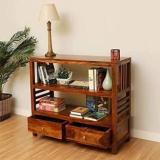 Ewood Solid Sheesham Wood Console Table With Storage For Home/ Kitchen | Solid Wood Console Table