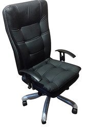 Exclusive Furniture Executive Chair With Black Leatherette Upholstery