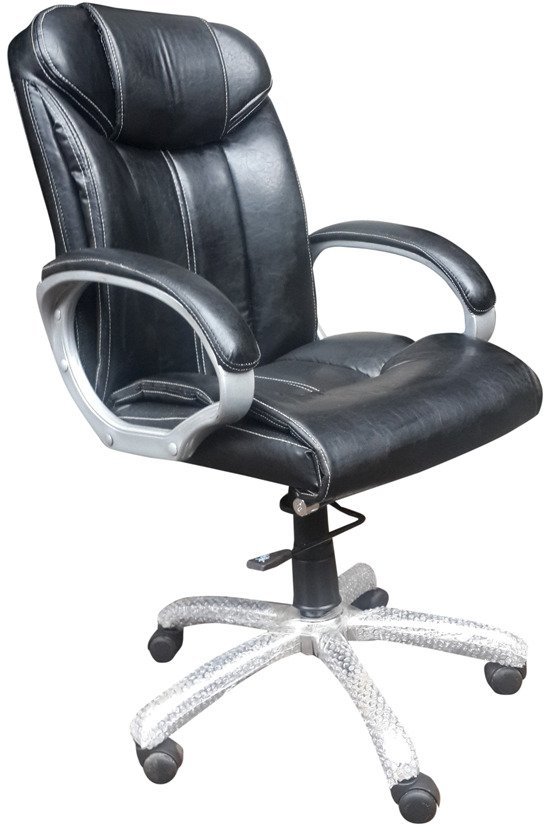 Exclusive Furniture Executive Leatherette Office Chair in Black Colour