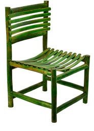 ExclusiveLane Kids Chair In Green Colour