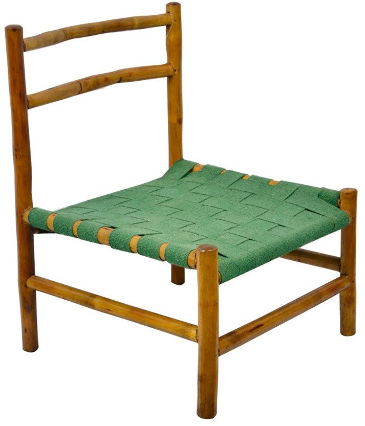 ExclusiveLane Low Rise Kids Chair in Green Colour