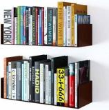 Extend Crafts Wooden Wall Shelves Rack Shelf Book Rack Home Decoration For Living Room And Bedroom Engineered Wood Open Book Shelf