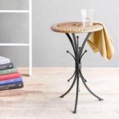 Extreme Wood Wooden and iron Living and bedroom stool End table Metal End Table