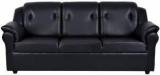 Fabhomedecor York Leatherette 3 Seater Sofa