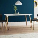 Finch Fox Rectangular Dining Table Engineered Wood 4 Seater Dining Table