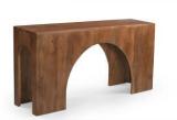 Fine Kraft Inc Enduring Beauty Solid Wood Fausto Console Table for Living Room Solid Wood Console Table