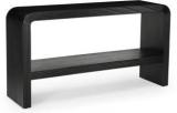 Fine Kraft Inc Vintage Grace Solid Wood Lita Entryway Black Console Table For Living Room Solid Wood Console Table