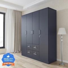 Flipkart Perfect Homes Alice Engineered Wood 4 Door Wardrobe