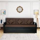 Flipkart Perfect Homes Kingston Brown Metal Single Hydraulic Bed