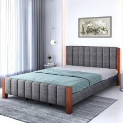 Flipkart Perfect Homes Logan Solid Wood Queen Bed